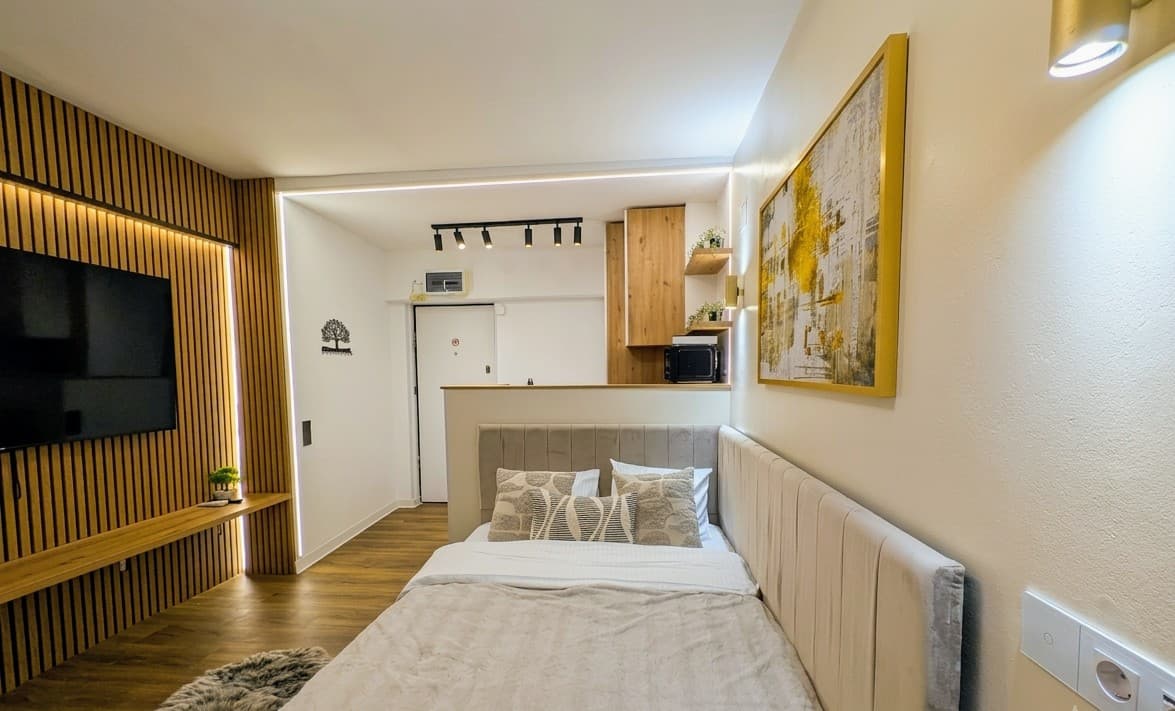 The Modern Beige Deluxe — Living Room