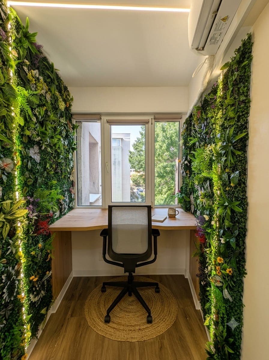 The Modern Beige Deluxe — Green Wall Desk