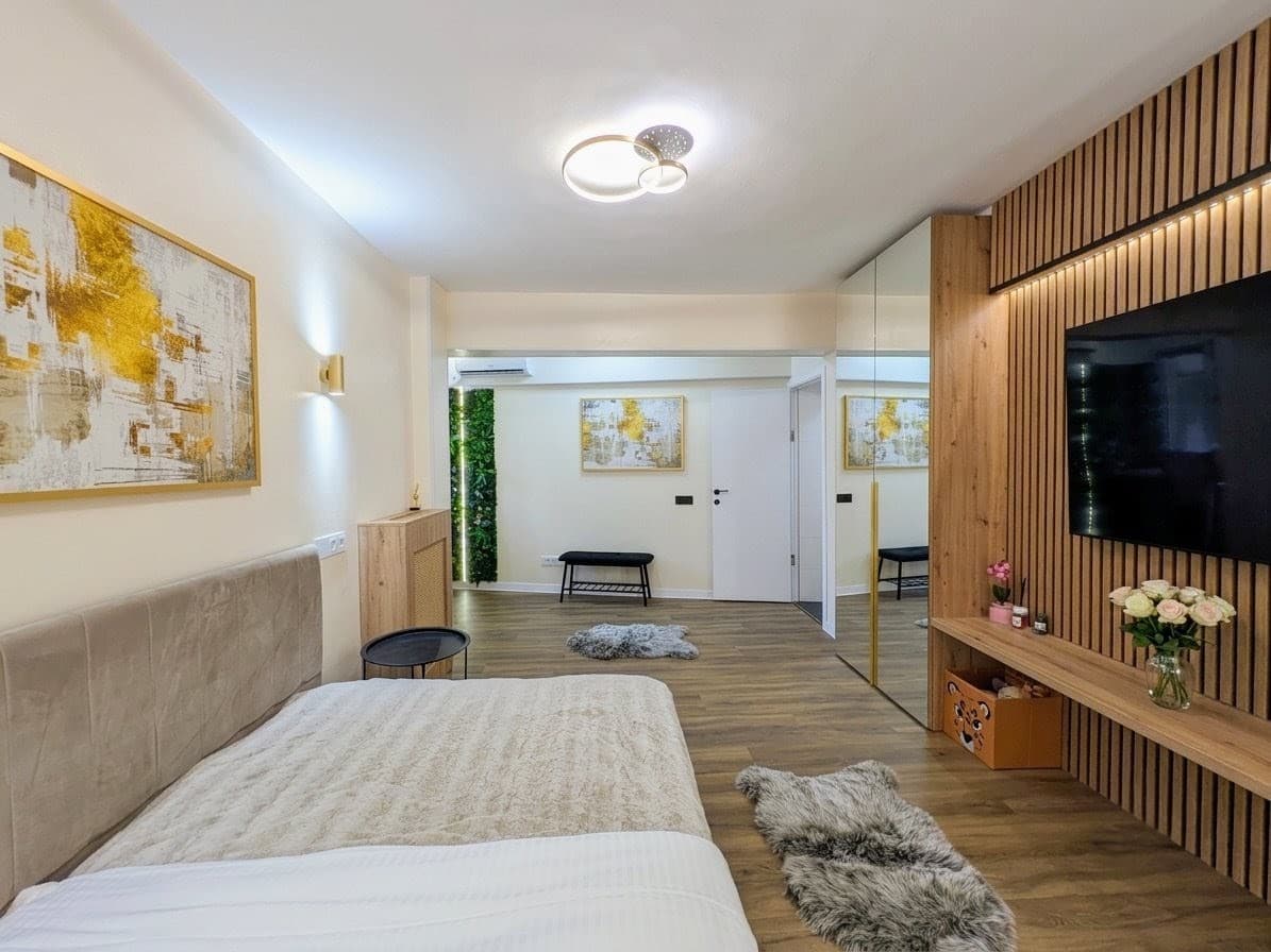 The Modern Beige Deluxe — Bedroom